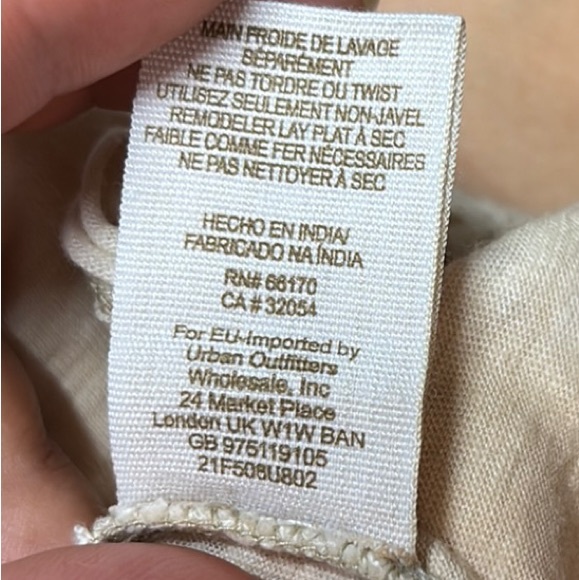 Free People Cream Lace Tank Top - Picture 5 of 6